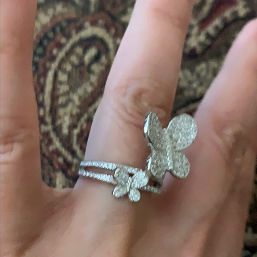 Butterfly Ring size 7 - Picture 5 of 8